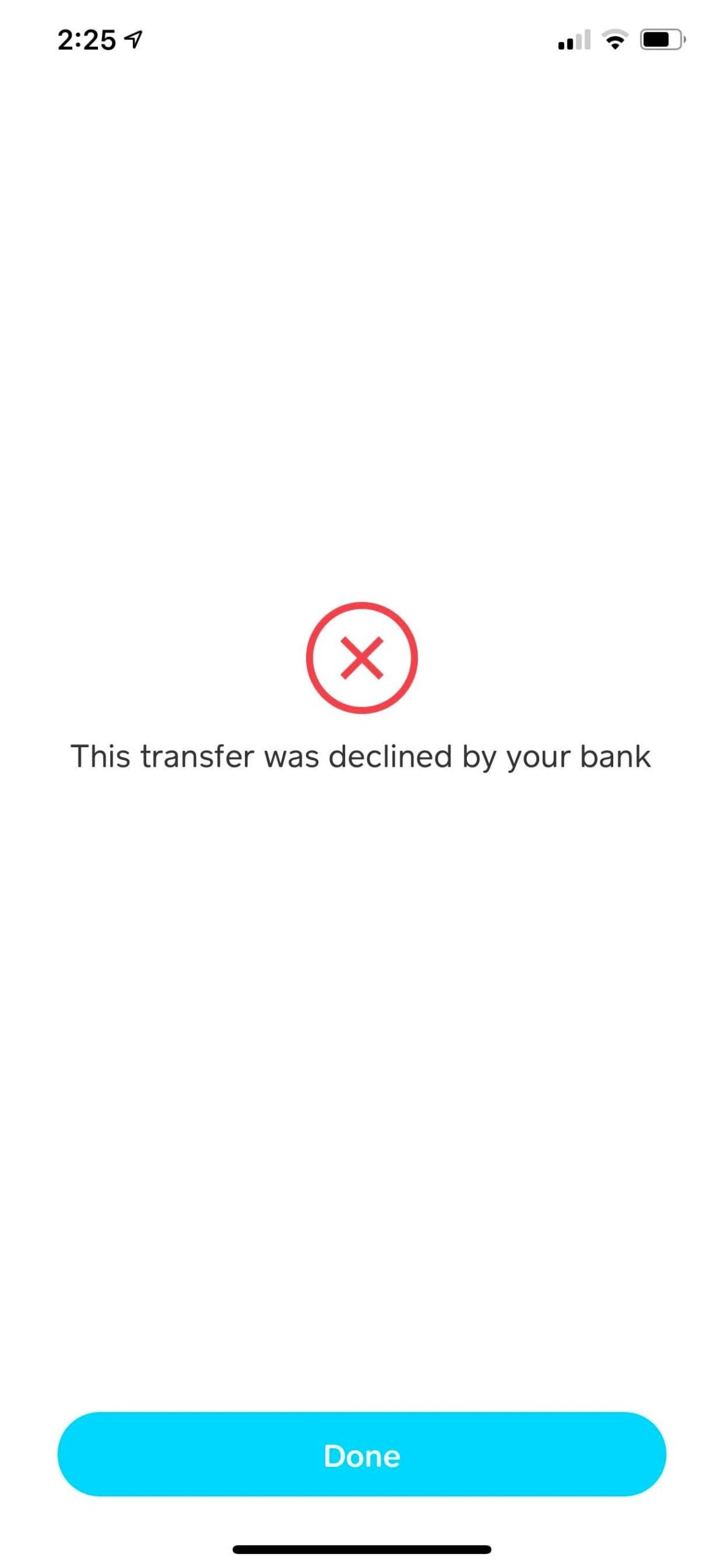 cash app bank declined me buying bitcoin